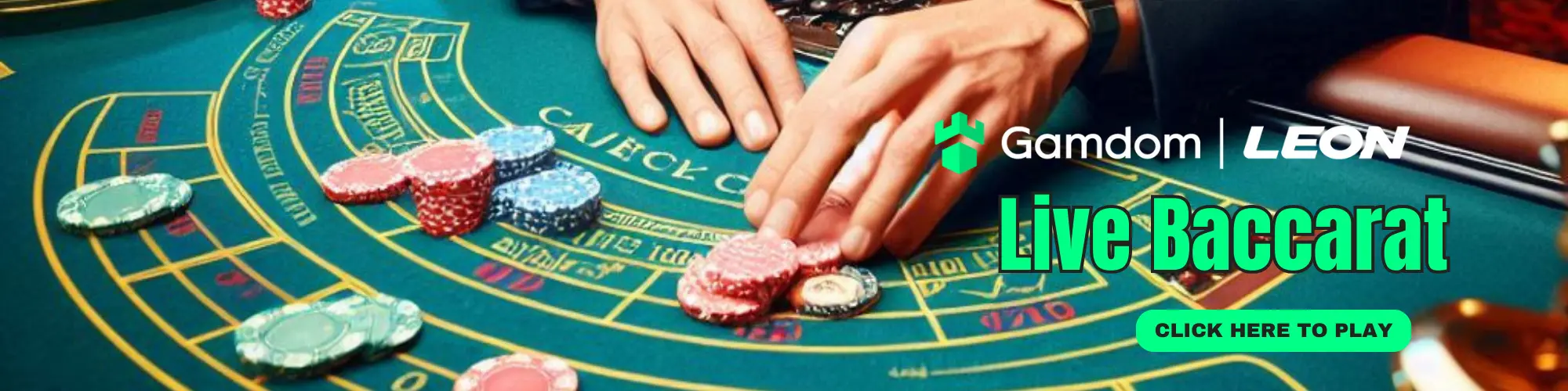 Live Baccarat in Gamdom Casino Australia