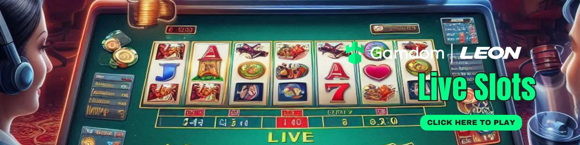 Live Slots in Gamdom Casino Australia