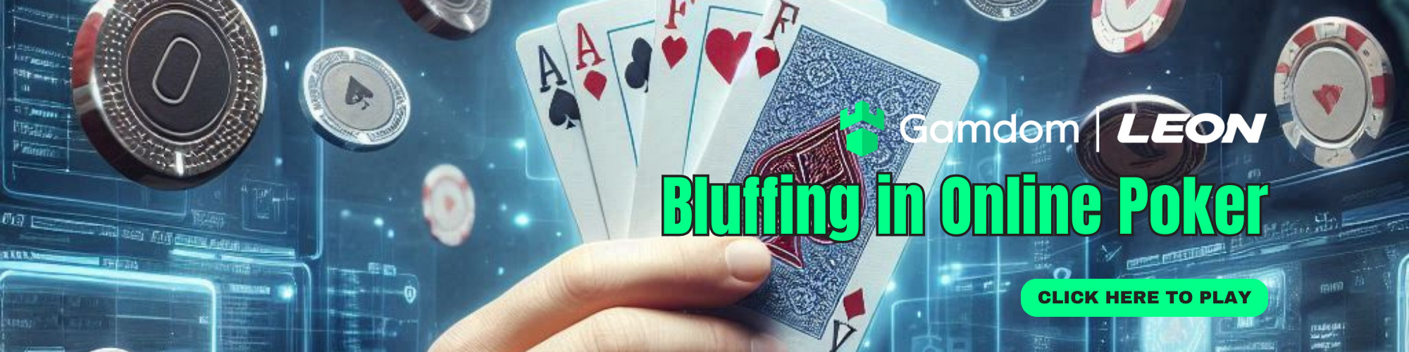 Bluffing in Online Poker in Gamdom Australia